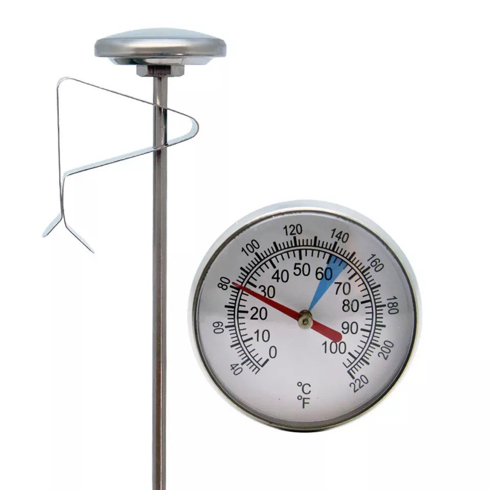 Milk Frothing Thermometer  150mm Probe 28mm Dial – Aitkens